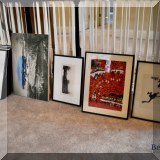 A26. Framed artwork. 